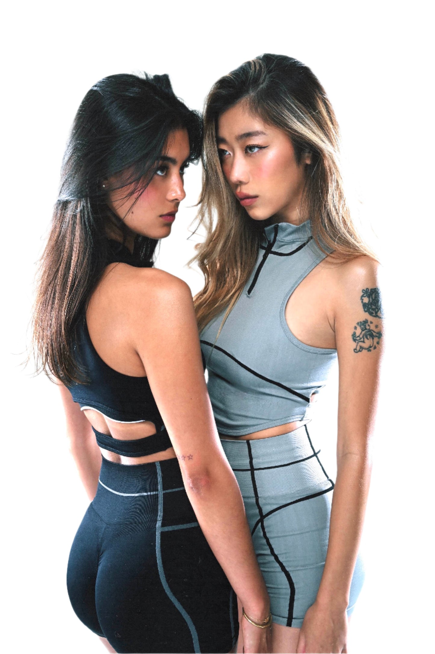 Black High Waist Shorts
